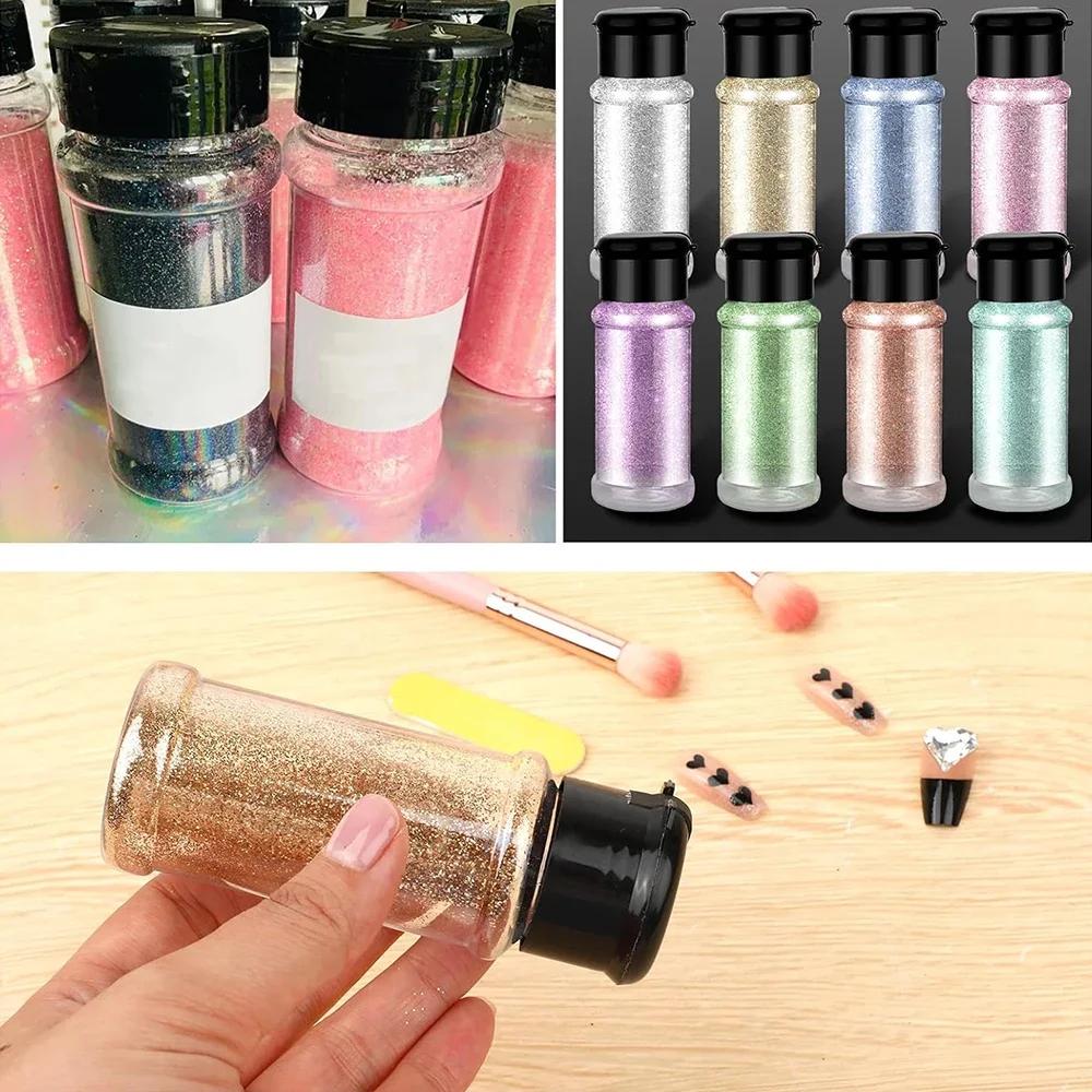 60ml Klarsicht-Kunststoff-Gewürzglas Küchen-Würzsauce-Flasche Salz-Pfeffer-Streuer Behälter Barbecue-Würzmittel-Gewürzaufbewahrungswerkzeuge