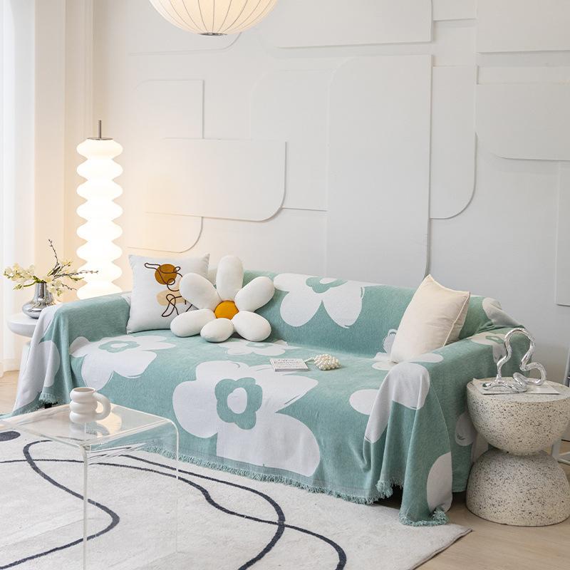 Sofabezug-Stoff, kratzfest, All-Inclusive-Vier-Jahreszeiten-Universal-Rückenlehne-Handtuch, Sofabezug, Ins-Stil, universeller Sofa-Handtuchbezug, Decke