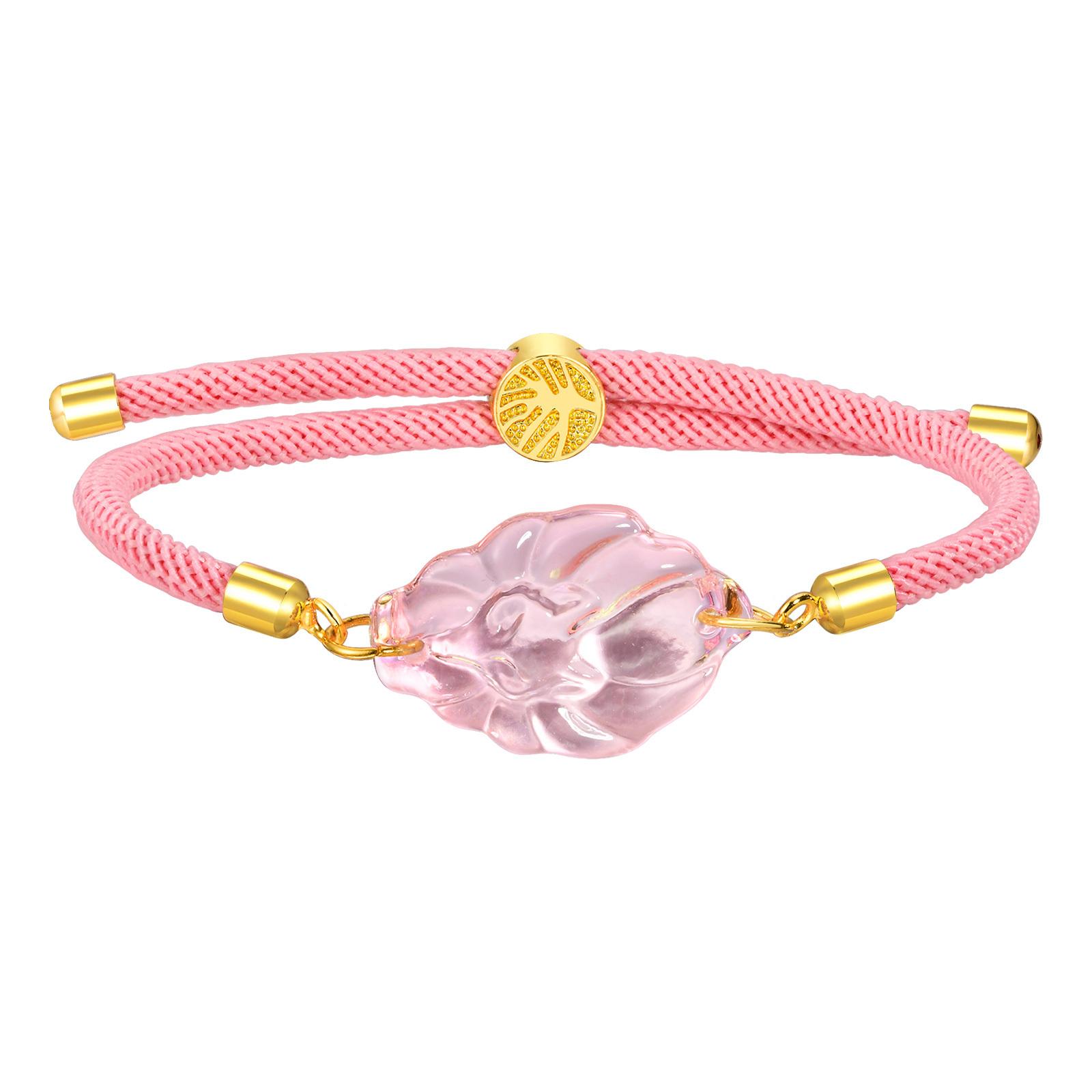 

Tree of Life Fox Bracelet for Women, Milanese Rope Adjustable Jewelry, Round Friendship Bracelets, Simulated Jade Animal