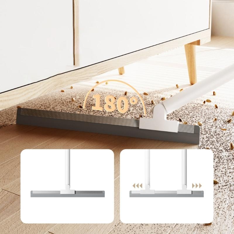 Silicone Floor Scraper Bathroom Squeegee NonSlip Grip Efficient Water Removal Home Cleaning Accessory