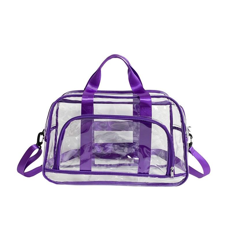 Large Capacity PVC Travel Bag - Wet/Dry Separation, Waterproof, Handheld & Crossbody Gym Bag