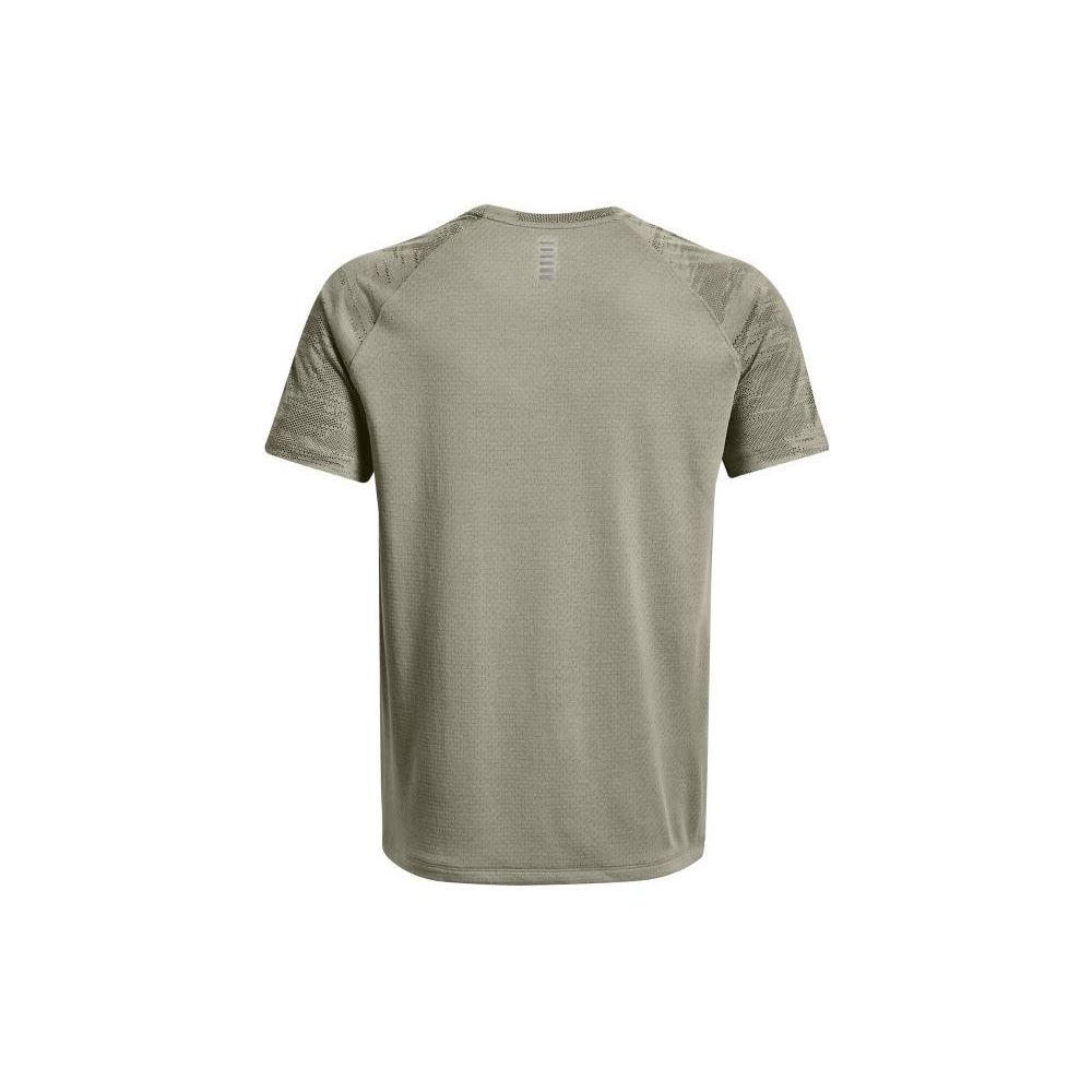 Under Armour Streaker Camouflage Running Print Short Sleeve Raglan T-Shirt Men Tops Green 1380775-504