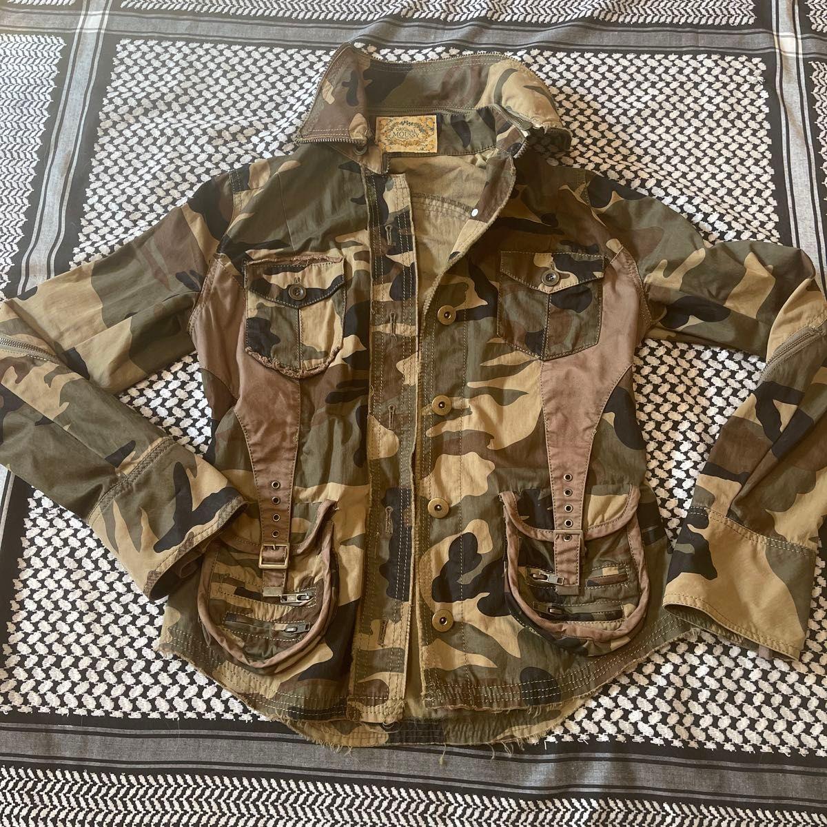 Final price [MOUSSY] Beautiful item! Military pattern jacket M size