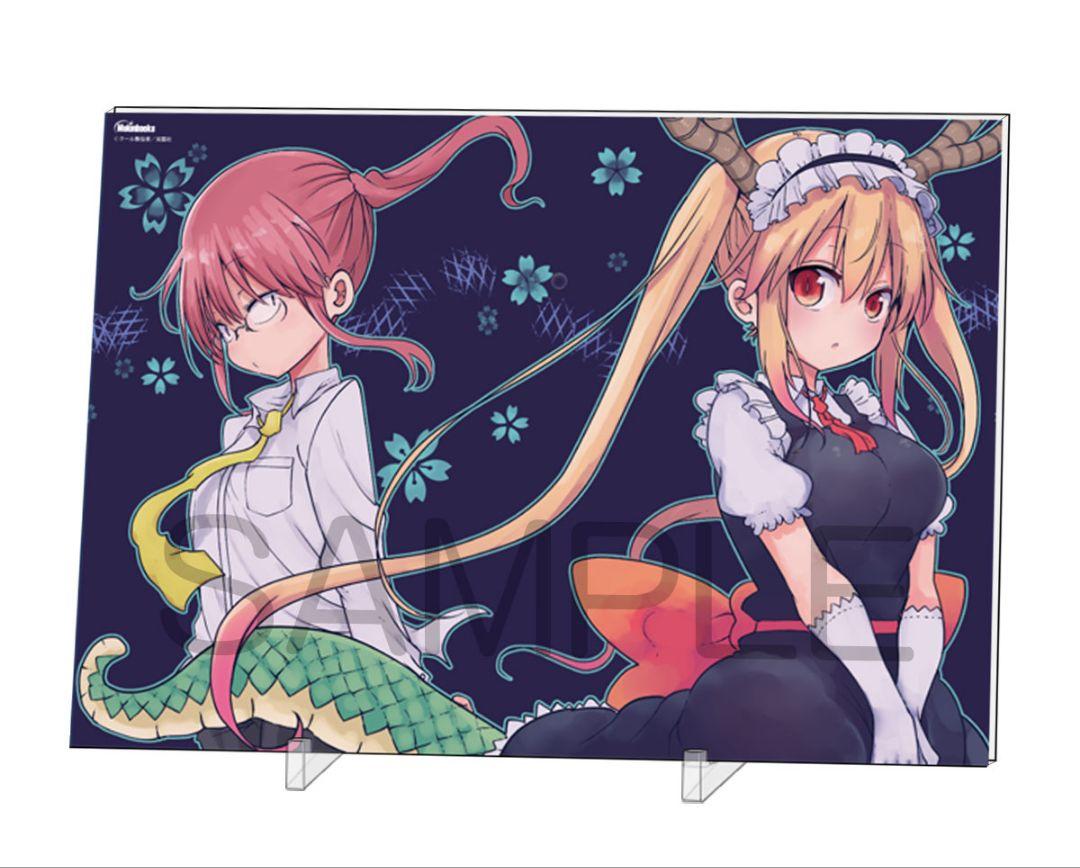 

[USED] Miss Kobayashi s Dragon Maid Art Book, Cool Religion Believers, Melon Books Limited Edition, Acrylic Panel