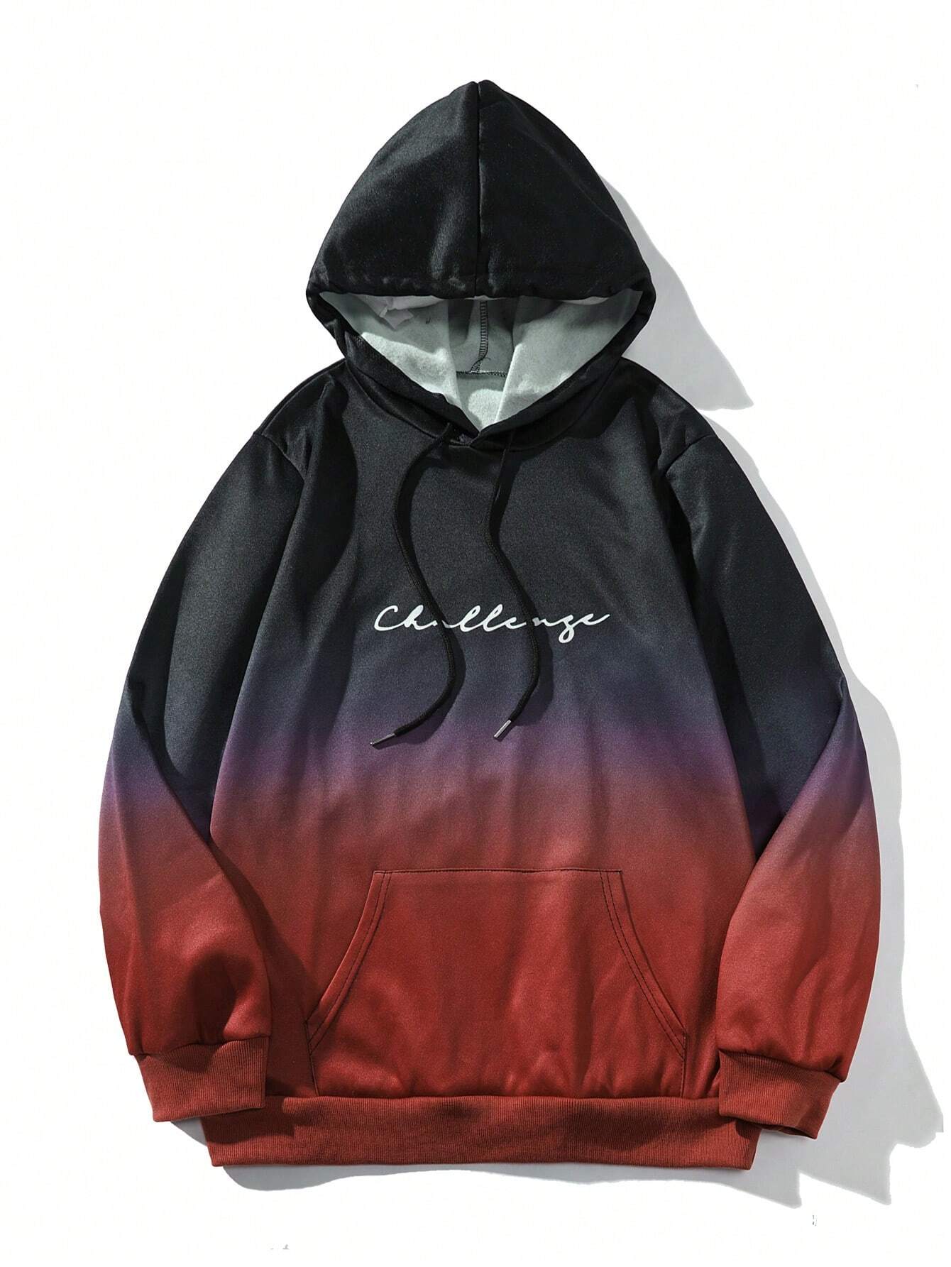 

Manfinity Homme Мужская толстовка с капюшоном с принтом букв и карманом-кенгуру и завязками на резинке XL