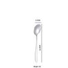 Western Cutlery Set - Thickened Pointed Handle, Stainless Steel Fruit Fork, Dessert Spoon, Steak Knife, Fork & Spoon, New Chinese Style.