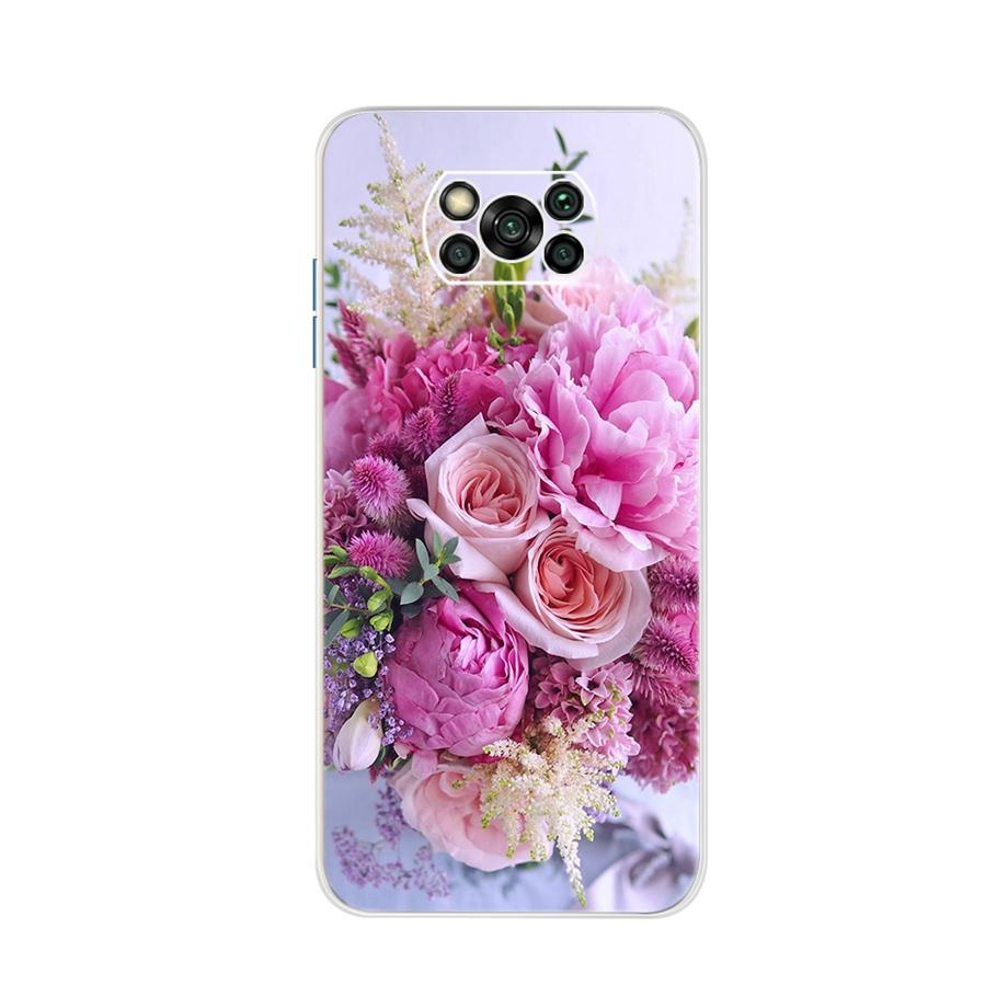 For Xiaomi Poco X3 Pro Back Cover 6.67" Cute Cat Patterns Transparent Bumper Cover For Xiaomi POCOX3 Pro POCO X 3 Cover Fundas