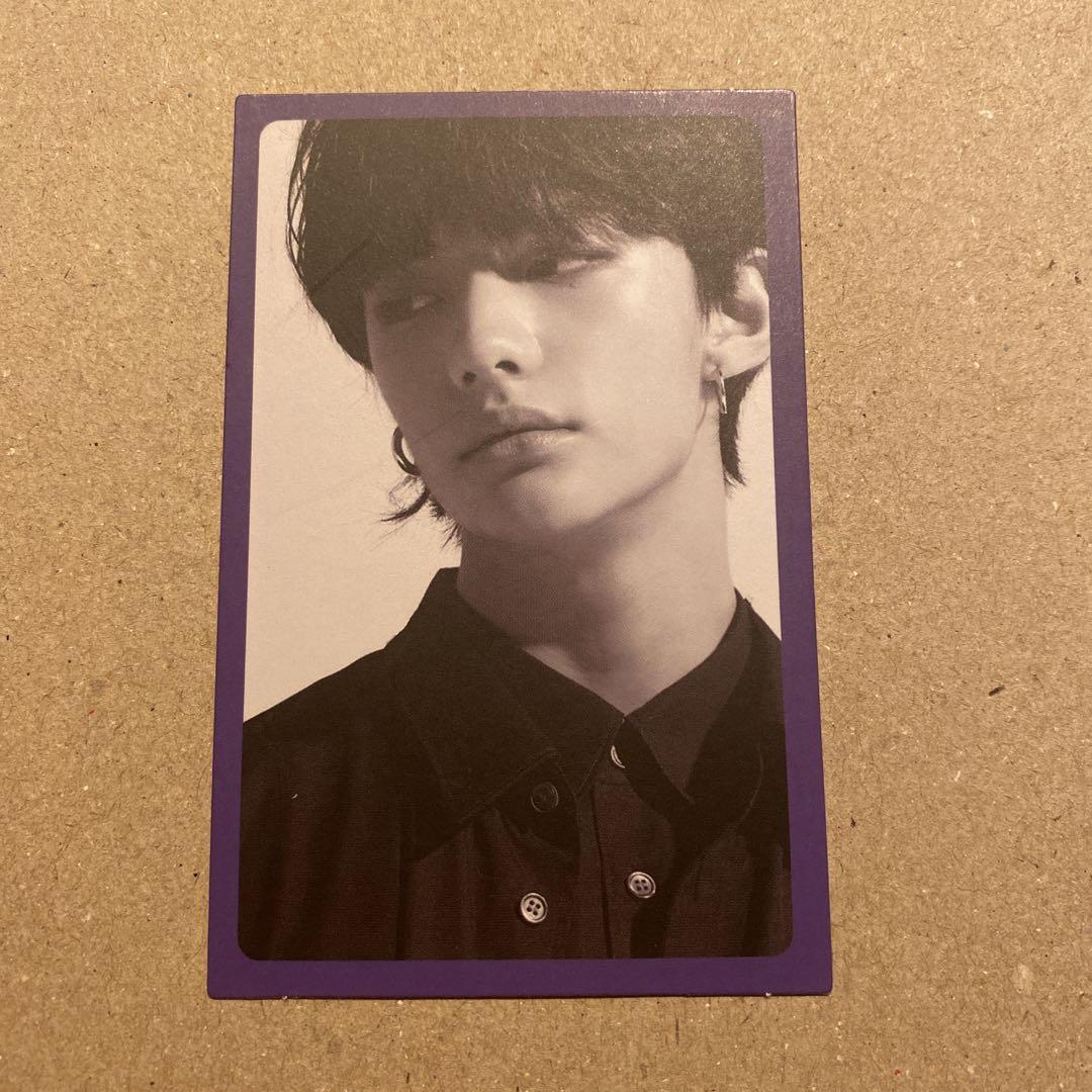 

[USED] Stray Kids I am YOU Purple Frame Trading Card Hyunjin