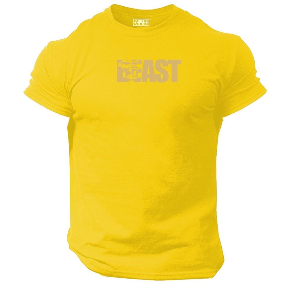 Beast T Shirt Gym Clothing Bodybuilding Training Workout Boxing Gorilla Mma Top