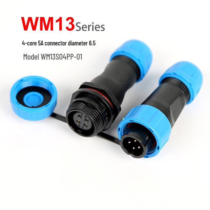 SP13 Waterproof Aviation Plug Socket Connector (2 to 9-pin Options)