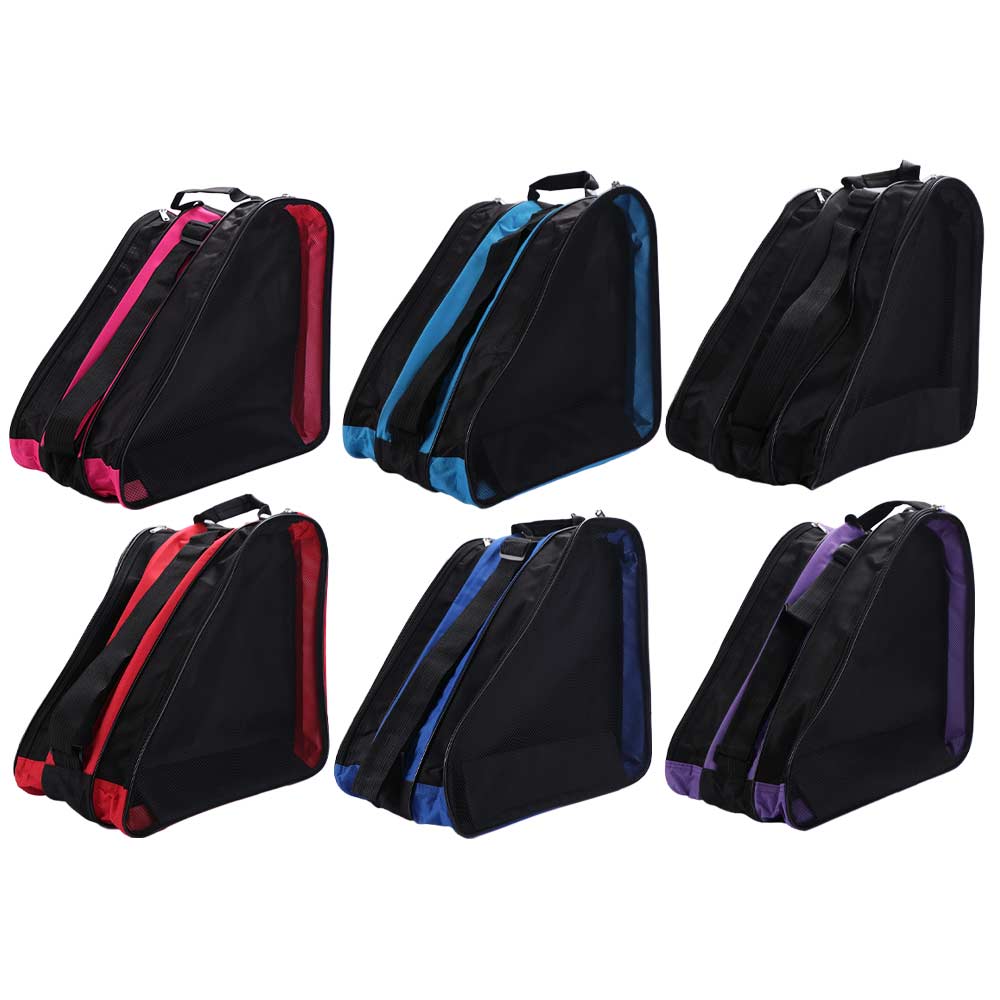 Storage Bag Skating Shoes Bag Large Capacity Ice Skating Pouch Roller Skates Bag Kids Adult