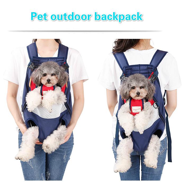 25*40cm Haustier Outdoor RucksackHaustier Hund Rucksack Outdoor Reise Langlebig Tragbar Brusttasche vorne Rucksack