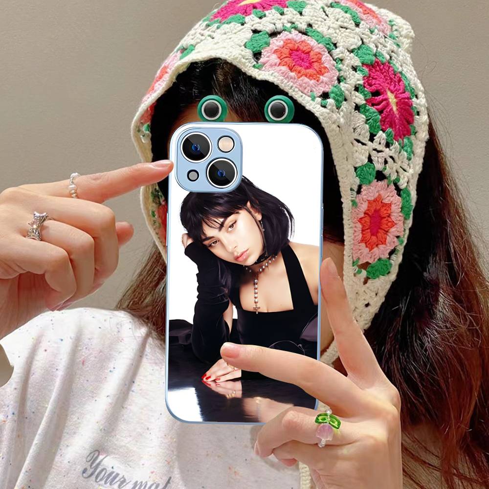 British Pop C-CharliS-XCX Singer For IPhone 14 13 12 Mini 11 Pro XS Max X XR 14 Plus Tempered Glass Cover