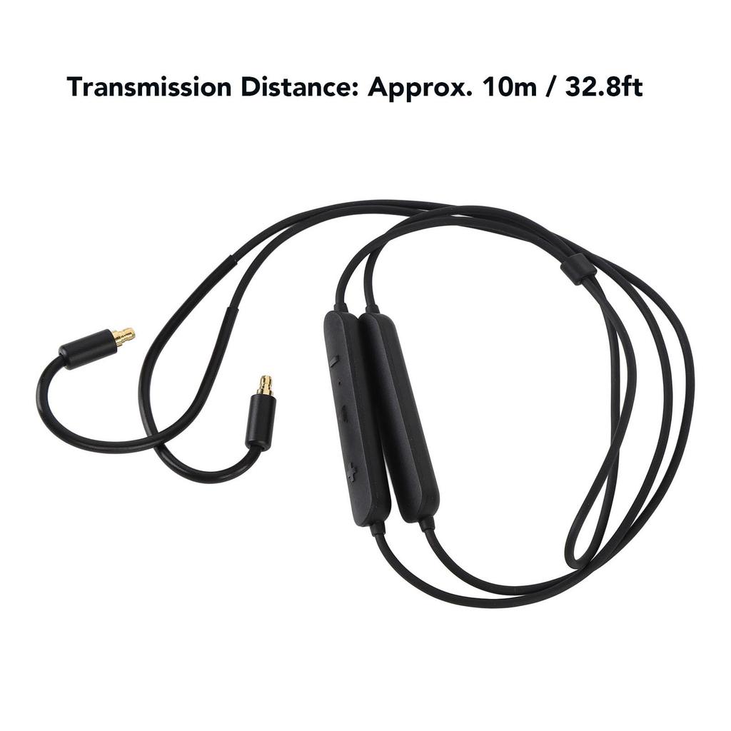 Sennheiser IE100 Pro IE400 Pro IE500 Pro Bluetooth Headphone Cable Adapter with Mic Controller Neck Headphone Cable Replacement Earphone MMCX Adapter