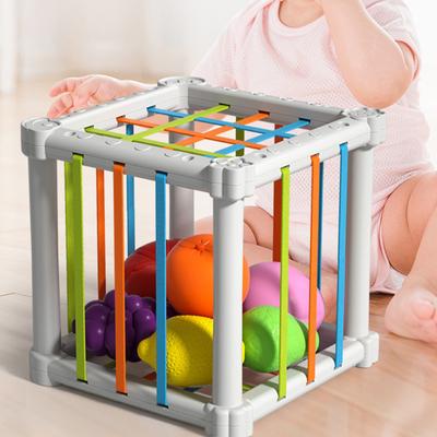 1 Set Regenbogen Verbessern Obst Kognitiven Spielzeug Set Erkennung Farbe Form Perfekte Sensorischen Wahrnehmung für Kleinkinder