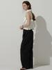BEMUSE MANSION Ribbon Sleeveless Top - Cream