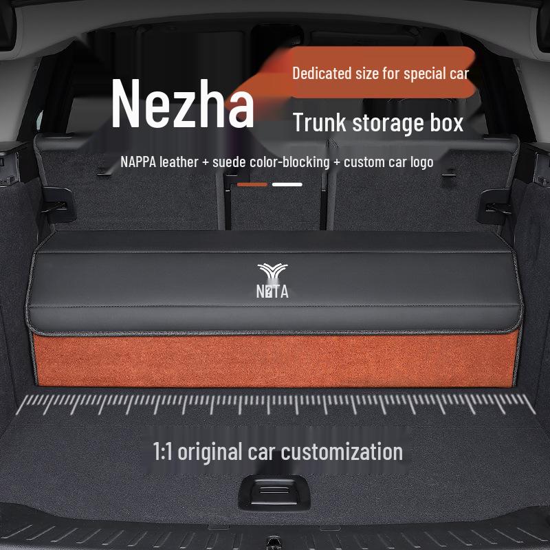 Nezha Kofferraum Dual-Color Leder Aufbewahrungsbox Organizer für N01, V, U Modelle