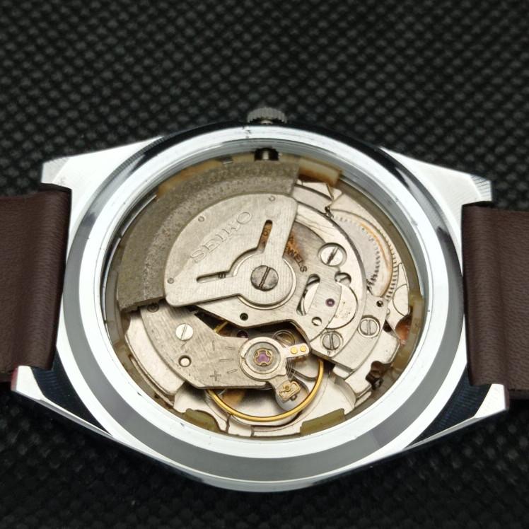 MONTRE VINTAGE SEIKO 5 AUTO 6309A JAPON ARGENT POUR HOMMES REMIS À NEUF 593c-a314838-2