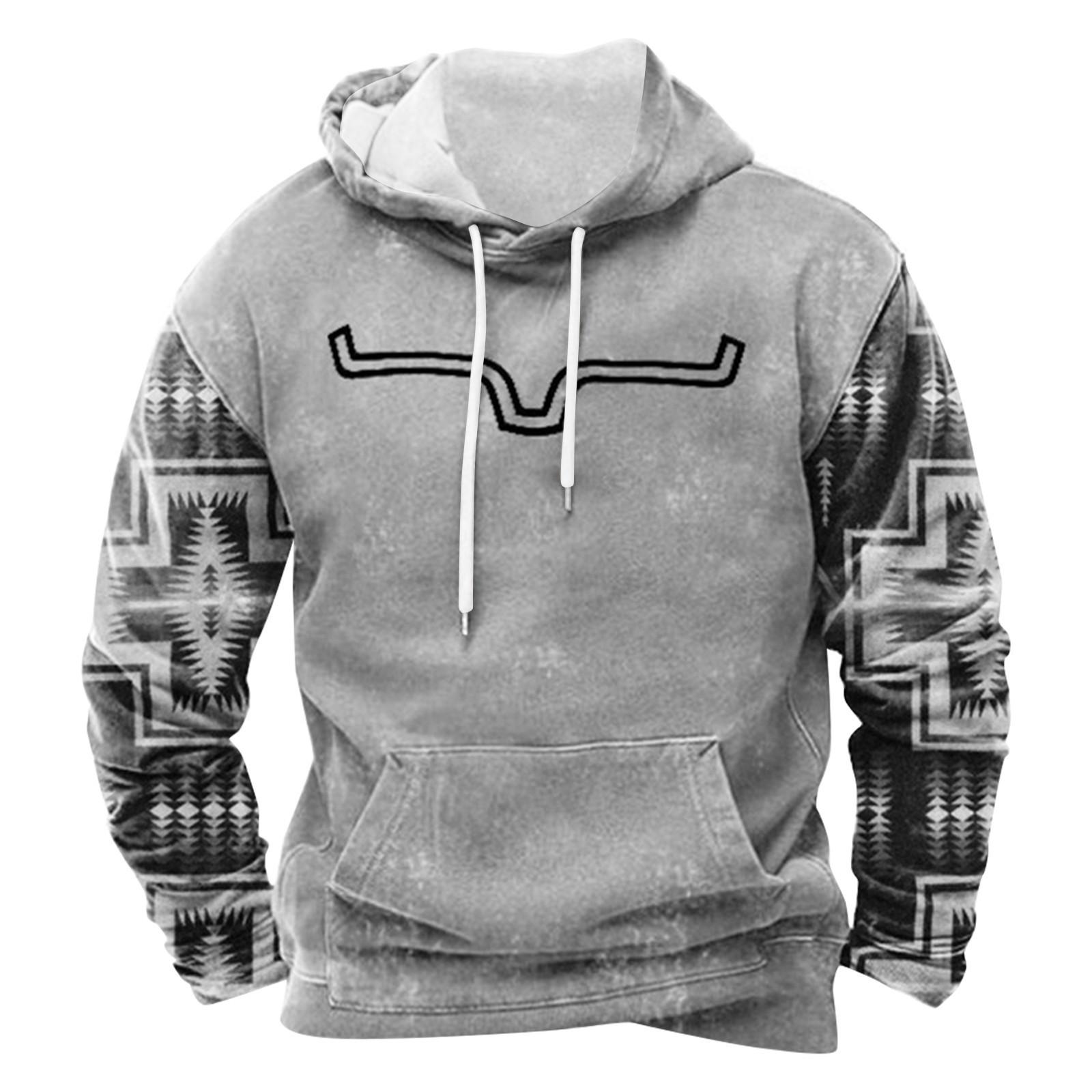 

Модный свободный мужской и женский свитер с капюшоном с длинным рукавом и принтом XXXL белый