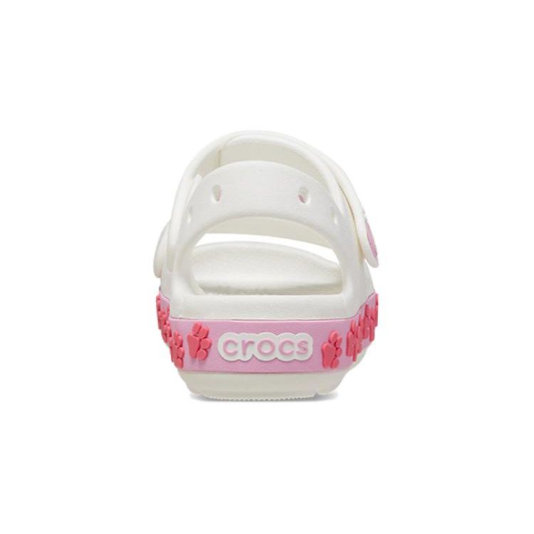 Crocs Resin Comfortable Versatile Kids Sandals Kids Sandals White Pink 210028-1NG