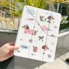 Cute Puppy Y Folded Edge Sticker Tablet Protective Case for iPad 11 Inch with Pen Slot iPad Pro13 Inch Anti-drop