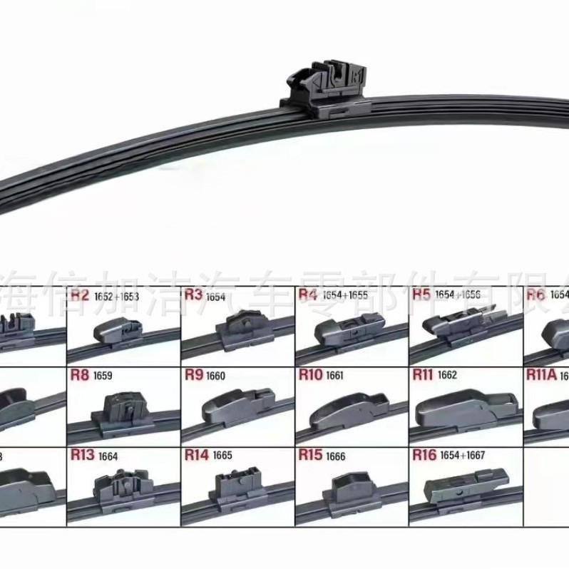 Universal Boneless Rear Wiper Blade: Fits Over 90% of Car Models