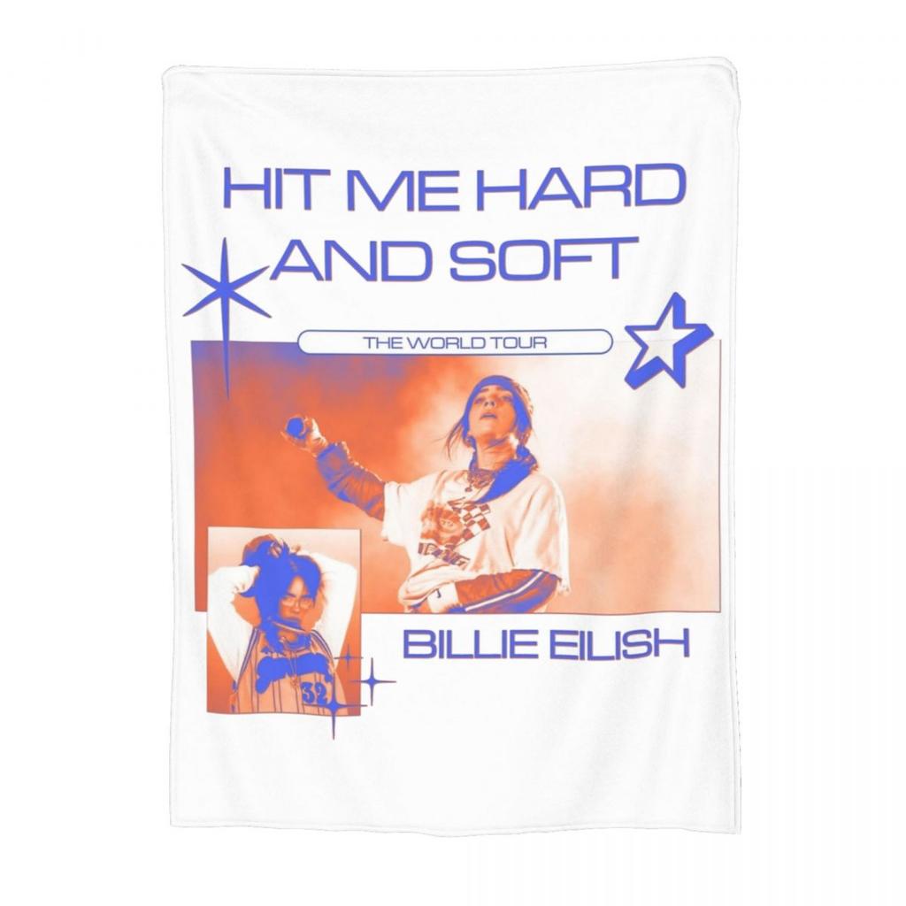 Hit Me Hard And Soft Merch Deka Billies Fleece Přehoz na postel Útulný Super Měkký pro Auto Přikrývka