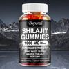 Bomboane gumate, 100% naturale, cu extract de Shilajit, 1000 mg per porție, supliment alimentar, potrivite atât pentru bărbați, cât și pentru femei.