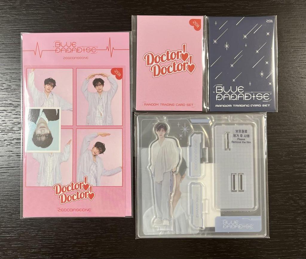 [USED] zb1 Acrylic Stand ID Photo 4cut Random Trading Card Rantra Hao Popup