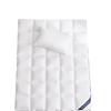 Hotel Star Soft Feather Velvet Mattress Topper - Thick Quilted Tatami Mat for Double Bed & Student Use.