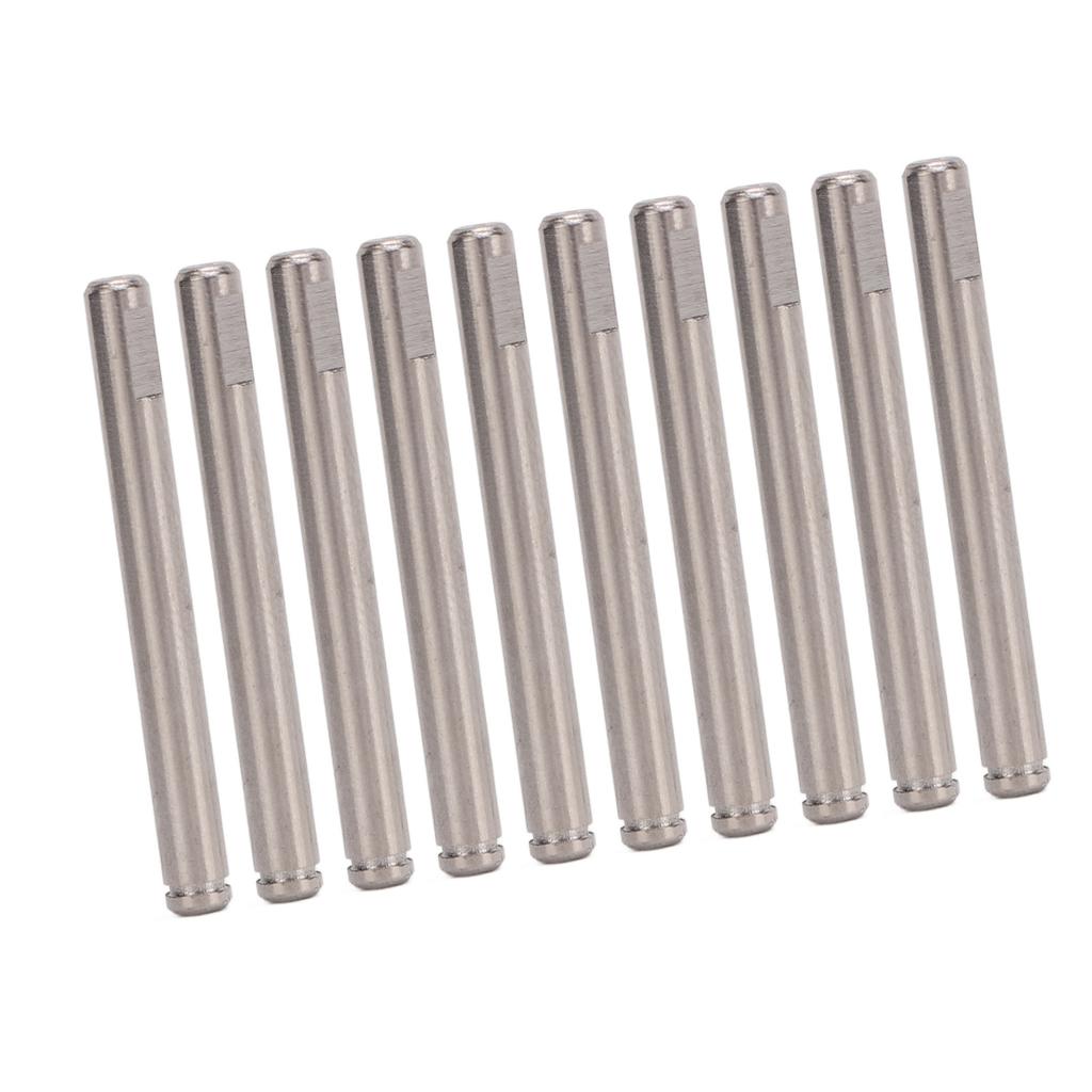 10 Stück RC Motorwelle 3x28,5mm RC Bürstenlose Motorwellen Ersatz mit Sicherungsringen Position Flach