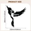 Angel Bird Metal Wall Art Decor Abstract Hanging Accent Modern Indoor Silhouette Minimalist