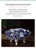 Blauer und weißer Jingdezhen Keramikkugel-Anhänger - Auto- und Weihnachtsdekoration.