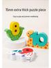 Cognitive Development Wooden Toys: Creative Number Matching Blocks for Early Education and Intellectual Growth