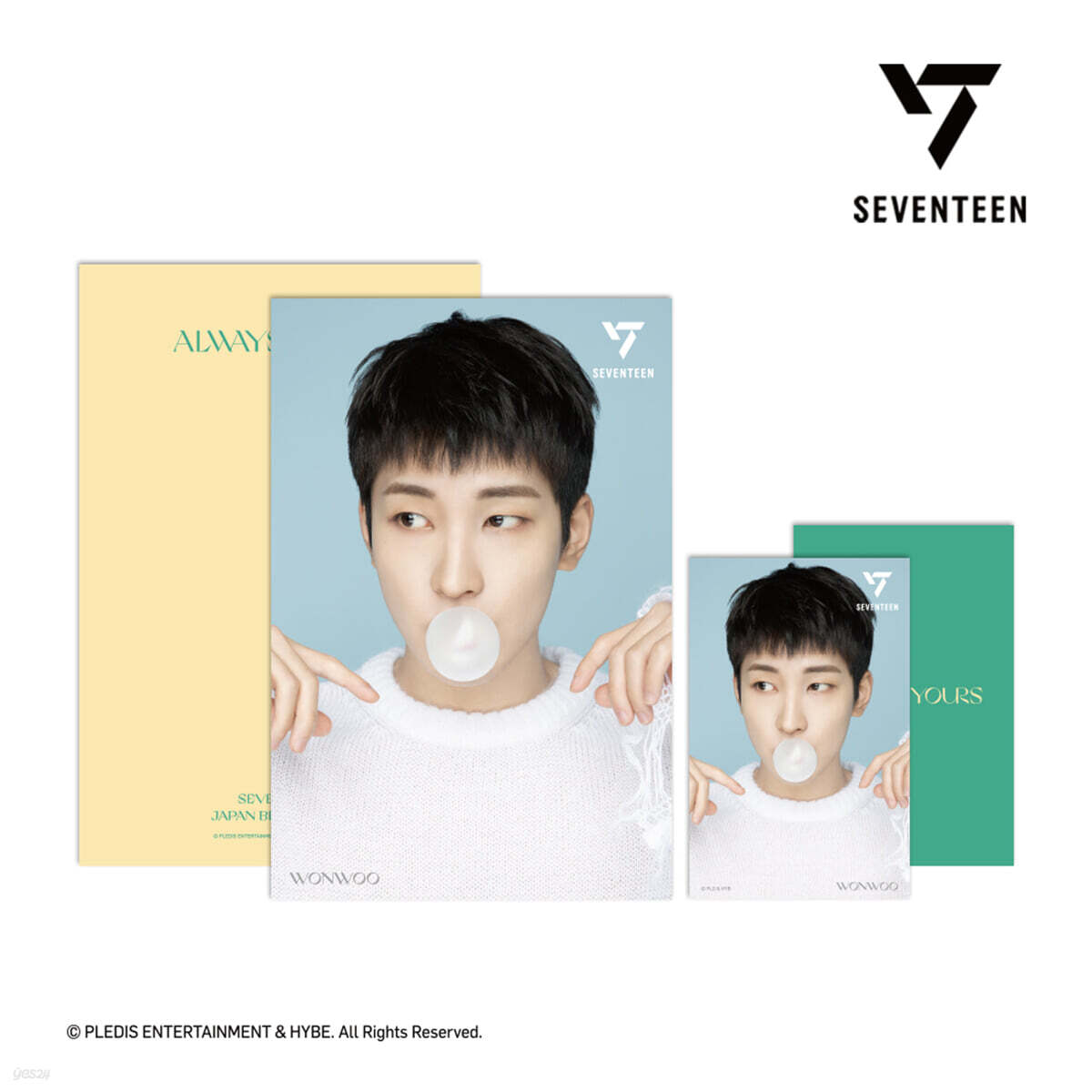 

[SEVENTEEN - ALWAYS YOURS] 3D Lenticular Postcard [Wonwoo ver.]