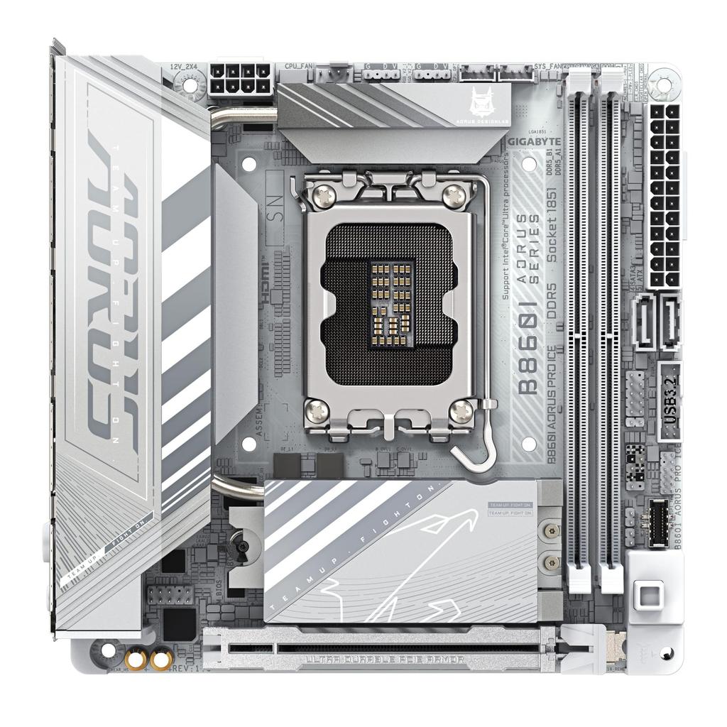GIGABYTE B860I AORUS PRO ICE Intel White Gaming-Mainboard MB6672 - Mini-ITX