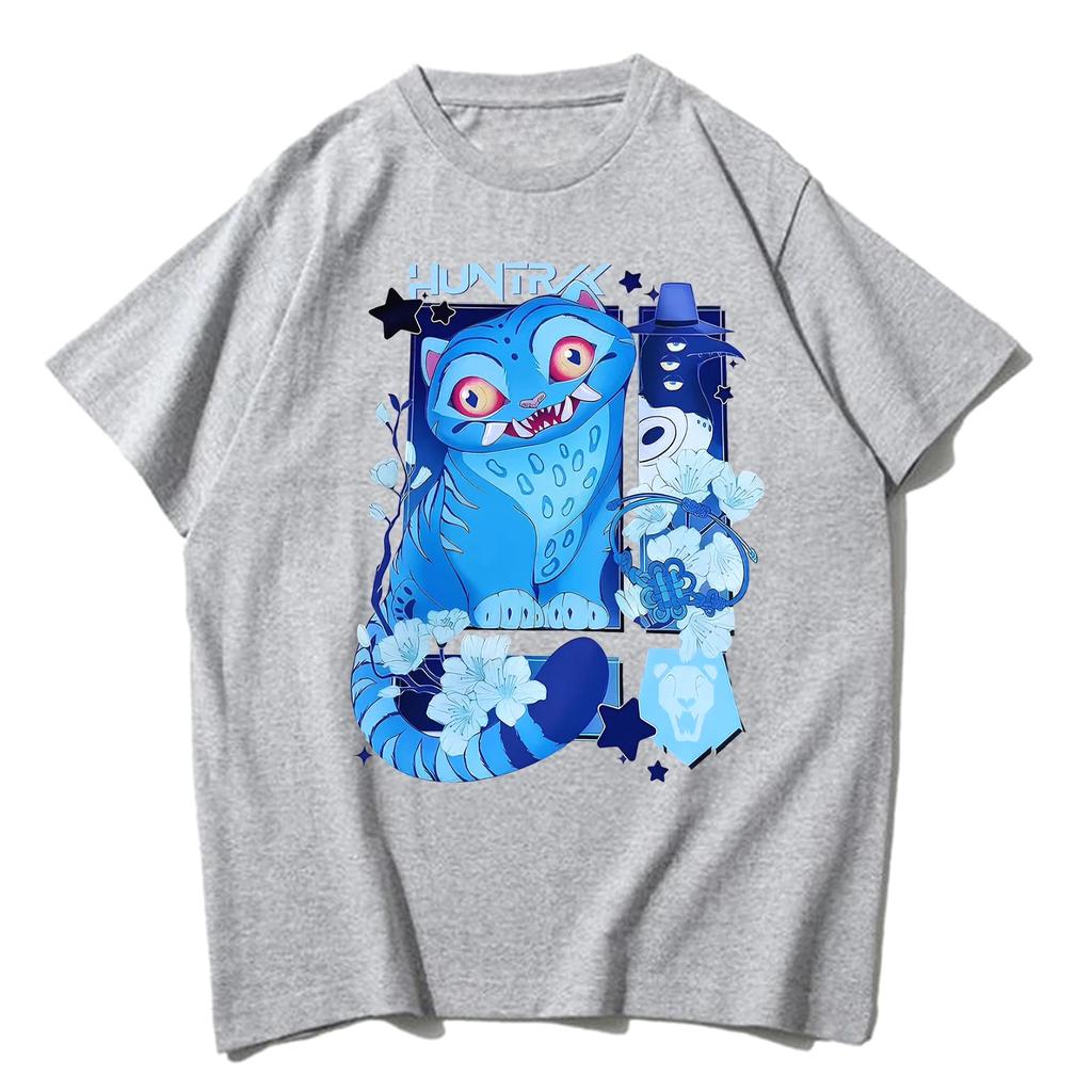 KPop Demon Hunters Derpy Tiger 2025 New Movie Harajuku O-neck Casual Shirt Gift Women Hip Hop Retro Fashion T-shirt Casual Tops