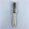 5Pcs Paint Brush Set White Coffee-colored Paint Long-handled Bevel Art-specific Nylon Brushes for Barbecues and Marine Use
