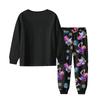 Children's Fashion Suit Skirt Round Neck Long Sleeve Top Pants