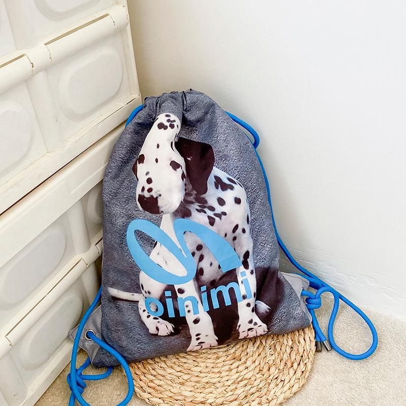 

2024 Популярный рюкзак Dalmatians Trend с большой вместимостью для отдыха на природе, женская сумка для студентов, студентов, пригородных поездок, сумка-мессенджер 32*2*41 синий