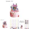 Gabbys Dollhouse Kids Birthday Party Supplies Decor Set With Durable Balloons And Colorful Flags