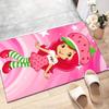 1pc Princess Strawberry (4) Design Printed Area Rug Carpet for Bedroom Living Room Home Decor Rugs Mat Non Slip Mat Rug for Bedside
