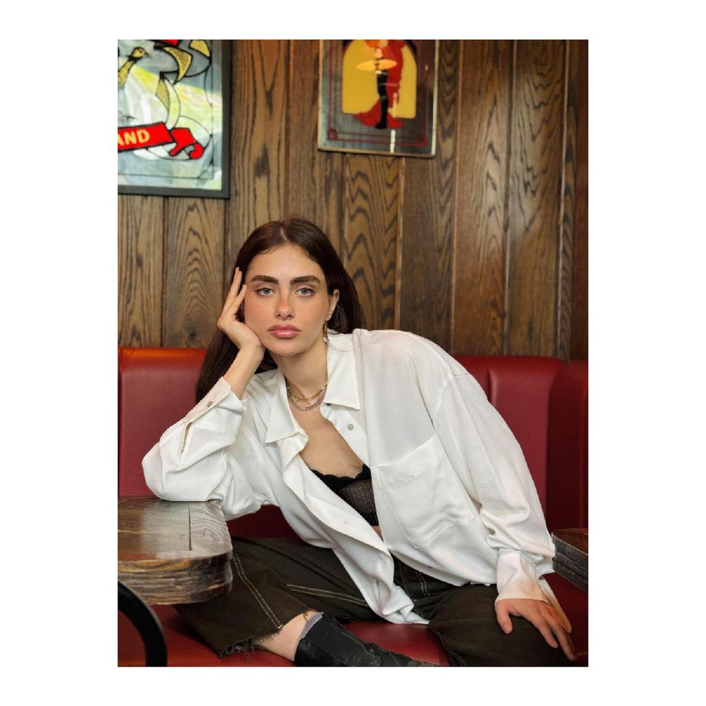 Design Boyfriend Vintage Pattern Shirt Women Multi Color