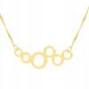 Gold Necklace With Circles Geometric Circles Circles Silver 925