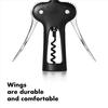 OXO Wine Opener Corkscrew Wing Corkscrew Black One Size