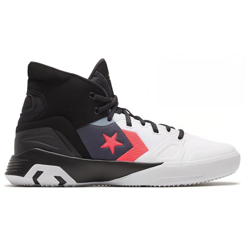 Converse G4 Comfortable and Lightweight Mid-Top Basketball Shoes Unisex Black, Blue and Red