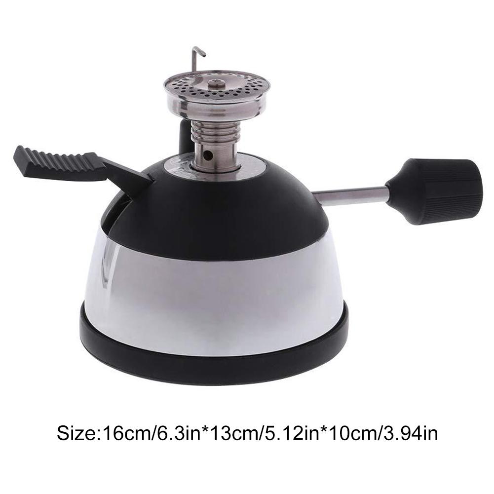 Butane Mini Burner for Tabletop Siphon Syphon Refillable Cooking Stove Butane Gas Burner for Picnic Camping Travel