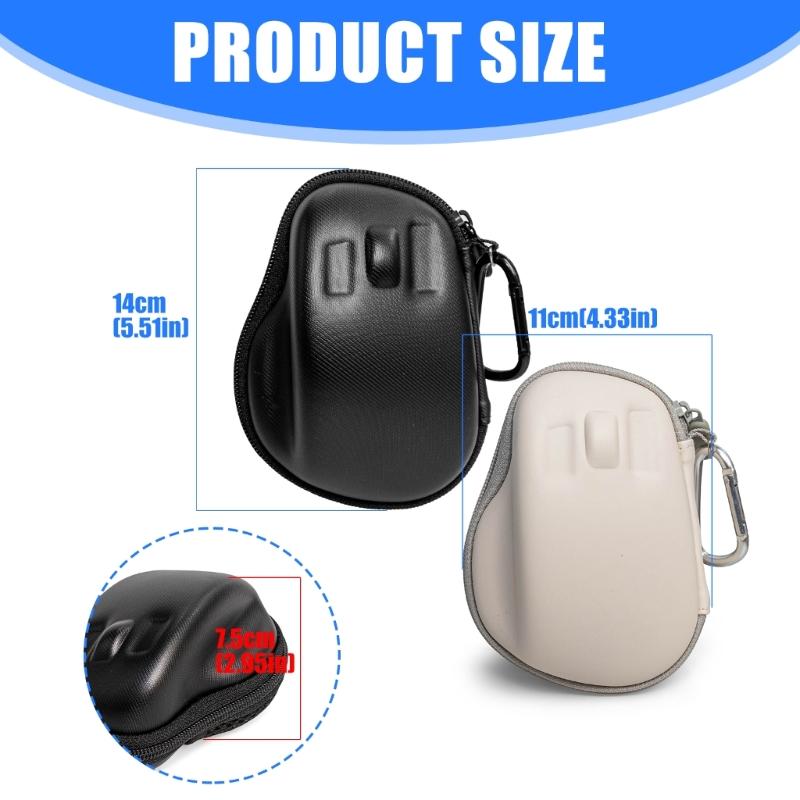 Étui rigide portable en EVA Sac de rangement pour souris pour 4 souris pour le voyage, le bureau, la maison, Étui seul
