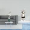 Modern Creative Dancing Girl Astronaut Figurine Sculpture for Bedroom Fireplace Office Desk Shelf