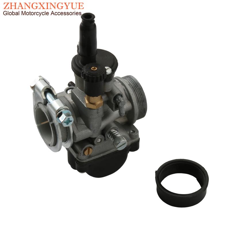 Scooter 19.5mm Manual Carburetor For PHBG 19 BS UNIVERSAL 2T Moped Engine Parts